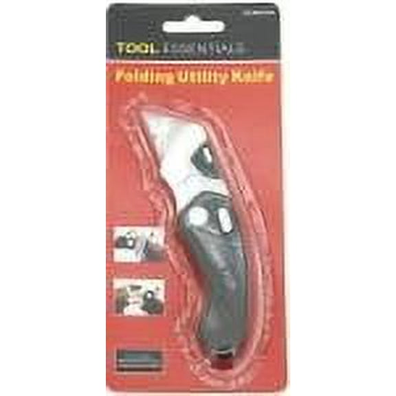 Plastic Folding Utility Knife with Removable Blade, Folding Box Knife, Compact