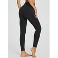 thumbnail image 2 of BALEAF 7/8 Workout Leggings with Pockets for Women Yoga Pants Tummy Control High Waisted Plus Size Petite Soft Strentch Gym Athletic Running Black 2XL, 2 of 7