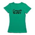 thumbnail image 1 of Gangsta T-shirt Graphique pour Femmes Vert Kelly, 1 of 1