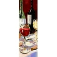 thumbnail image 2 of Slivka, Jane 13x32 White Modern Wood Framed Museum Art Print Titled - Wine and Dine II, 2 of 4