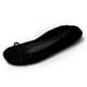 thumbnail image 2 of Zapatillas de ballet plegables con punta sedosa para mujer, terciopelo negro, 2 of 7