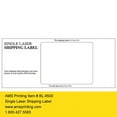 thumbnail image 2 of Bright White Single Laser Shipping Label with Printing Instructions. Imprint 1 Shipping Label at a Time. Size is 3 3/8" x 4 1/4" on a 4 1/8" x 9 1/2" sheet Size. FREE Shipping. BL-9500. 100 Sheets., 2 of 2