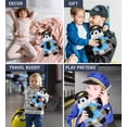 thumbnail image 3 of DolliBu Raccoon Police Officer Plush Toy - Super Soft Gray Raccoon Cop Stuffed Animal Dress Up with Cute Cop Uniform & Cap Outfit - 9" Inches, 3 of 6