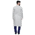 thumbnail image 3 of Atasi Printed Long Asymmetric Kurta Pajama Set For Men Party Wear Clothing, 3 of 4