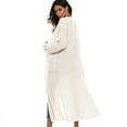 thumbnail image 2 of Women‘s Loose Long Sleeve Open Front Breathable Cardigan Sweater with Pocket, 2 of 4