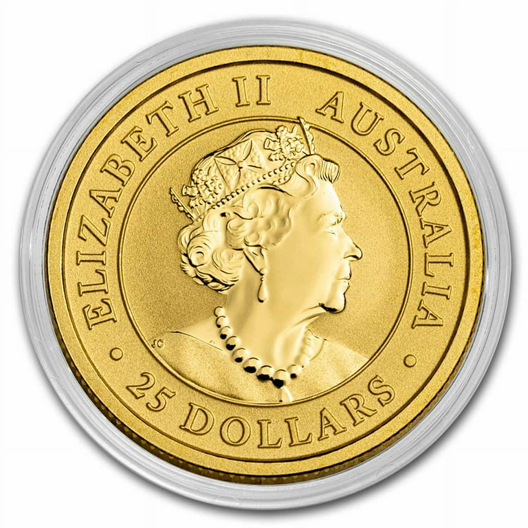 14K ゴールド バッジ　4g 本物保証 2021 Australia 1/4 oz Gold Coin - Australian Wildlife BU