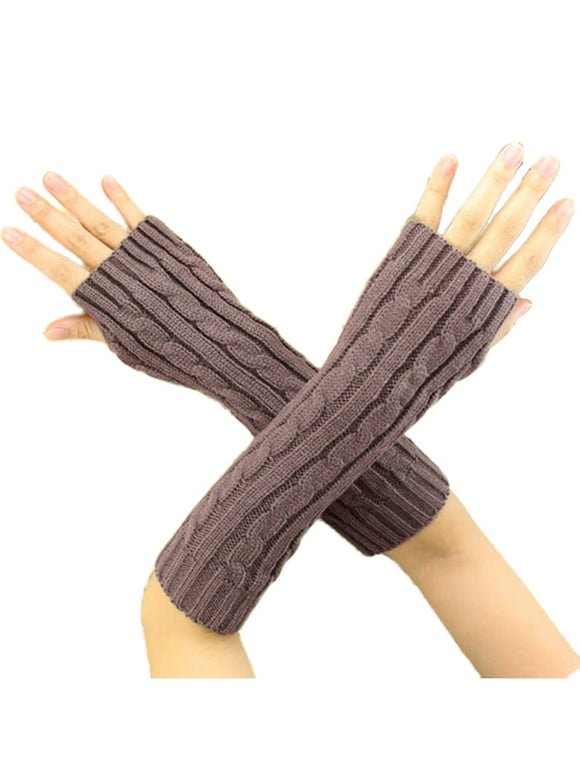 groet kofferbak onbekend Knit Arm Warmers