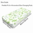 thumbnail image 3 of Baby Changing Pad Covers Soft Washable Floral Animal Printing Baby Breathable Diaper Pad Sheets Cover (Animals), 3 of 6