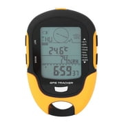 Digital GPS Altimeter Rechargeable IPX4 Waterproof Handheld GPS Digital Compass for Hiking Climbing Camping