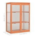 thumbnail image 4 of vidaXL Serre Bois 75x47x109 cm, 4 of 5
