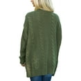 thumbnail image 6 of Womens 2023  Open Front Long Sleeve Cardigans Sweaters Coats with Pockets, 6 of 8