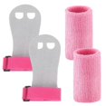 thumbnail image 1 of Kinder Gym Palm Protection Set Kids Gym Gloves Wrist Band Gymnastic Hand Grips Wrist Support for Gym Protection, 1 of 5