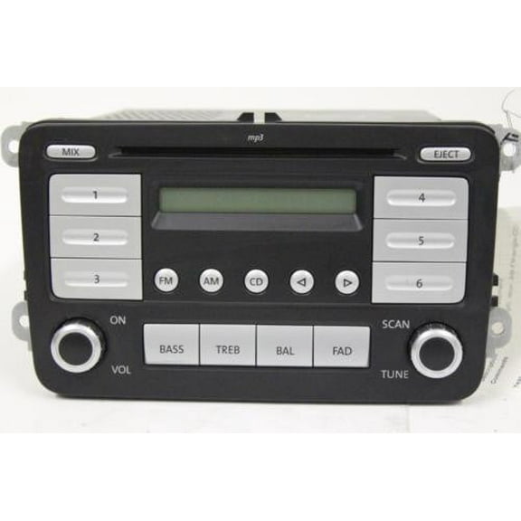 2006-2010 Vw Jatta Rabbit Golf Radio Mp3 Cd Player 1K0 035 161 D
