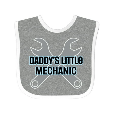 

Inktastic Daddys Little Mechanic Baby Boy Gift Baby Boy Bib