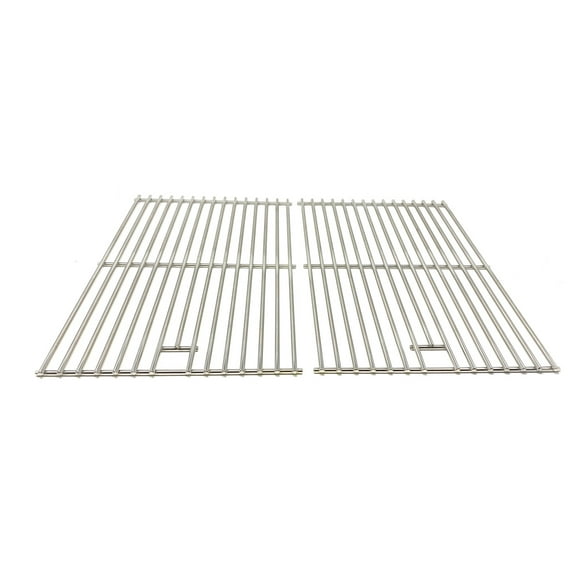 Replacement 304 Solid Stainless Steel Cooking Grates for Grillpro 285164, 238289, 224069, Onward 224069, Gas Models, Set of 2