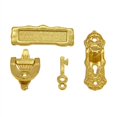 thumbnail image 2 of Ornement Miniature à l'Échelle 1/12 Serrures de Porte Maison de Poupée pour Décoration Intérieure, 2 of 9