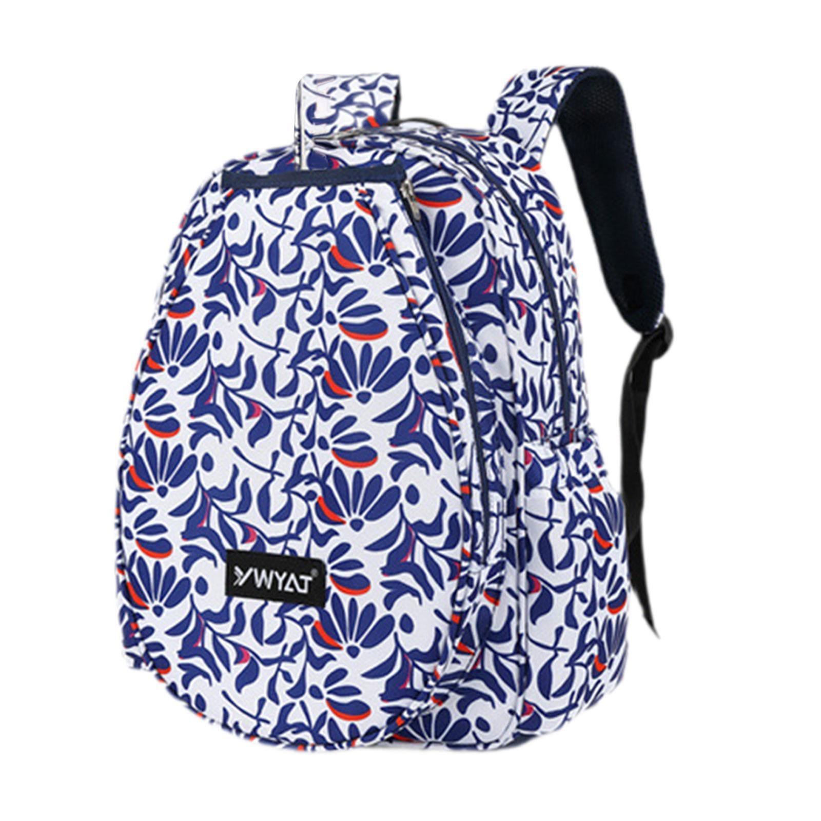 Baoblaze Tennis Backpack Sport Bag Tennis Bag for Tennis Racket Squash Racquet White