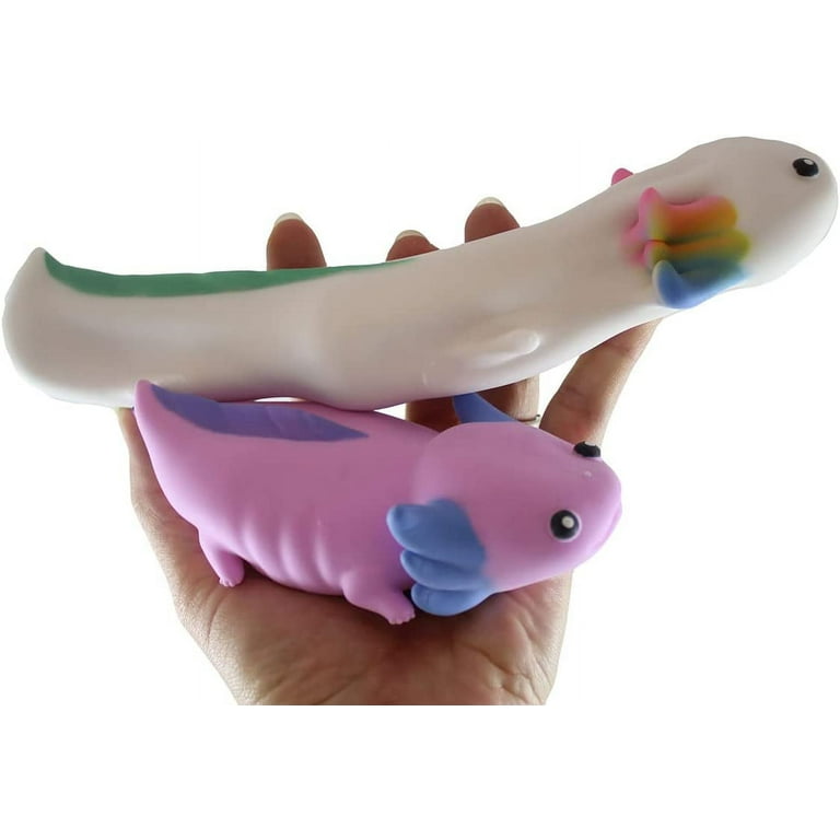 4 Stück Axolotl Squeeze Toy – Stressabbau & Sensorisches