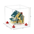 thumbnail image 2 of Versatile Deluxe Clear Acrylic Display Case - Medium Square Box with Red Risers and Clear Base 11" x 11" x 11" (A001-RR), 2 of 2