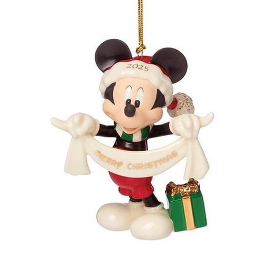 2025 Mickey Mouse Merry Christmas Ornament by Lenox