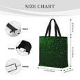 thumbnail image 3 of Fotbe Green Sparkling Bolsa Tote con Estampado para Mujer, Bolsos con Cremallera, Bolsa de Hombro Casual de Gran Capacidad con Bolsillos Internos, 3 of 7