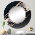 thumbnail image 5 of DESIGN ART Designart 'Purple Peony Hyperrealistic Flowers III' Printed Floral Peony Wall Mirror 32in.x32in., 5 of 5