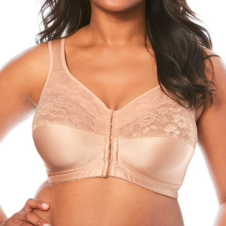 

Comfort Choice Women s Plus Size Easy Enhancer Front-Close Wireless Bra Bra