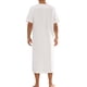 thumbnail image 3 of Camisones INSPIRE CHIC para hombres, de ajuste holgado, con mangas cortas, cómodos, color blanco, talla S, 3 of 4