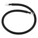 thumbnail image 1 of 1 Pc Cable Inversor de Batería Cable de Batería 3/8" Lug 5/16" Lug 3 AWG Gauge 2FT Negro Cobre Estañado, 1 of 1
