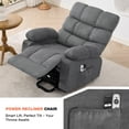 thumbnail image 6 of JONPONY Power Lift Recliner Chair Recliners for Elderly with Heat and Massage Recliner Chair for Living Room with Infinite Position and Side Pocket,USB Charge Port,Blue, 6 of 11