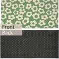 thumbnail image 5 of Vintage Groovy Flower Door Mat, 17 x 30 Inch Welcome Doormat Decorative Home Floor Mat, Non Slip Rubber Back and Strong Water Absorption for Outdoor Indoor Entrance Decor, 5 of 6