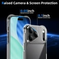 thumbnail image 5 of Elegant Choise for iPhone 17/17 Air/17 Pro/17 Pro Max Clear Case & 3 Pack Screen Protectors, Full Cover Set, 5 of 26