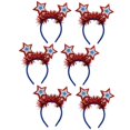 thumbnail image 2 of Iconikal Headband Bopper, Americana Glittery Stars, 6-Pack, 2 of 3