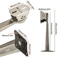 thumbnail image 6 of 1Pcs For Starlink For Mini Mount Kit,Adjustable Angle Alloy Wall Bracket, 6 of 8