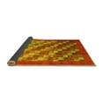 thumbnail image 2 of Ahgly Company Indoor Rectangle Checkered Yellow Modern Area Rugs, 5' x 8', 2 of 4