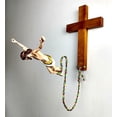 thumbnail image 2 of Crucifijo Jesús XINYU Decoración de madera Colgante, 2 of 8
