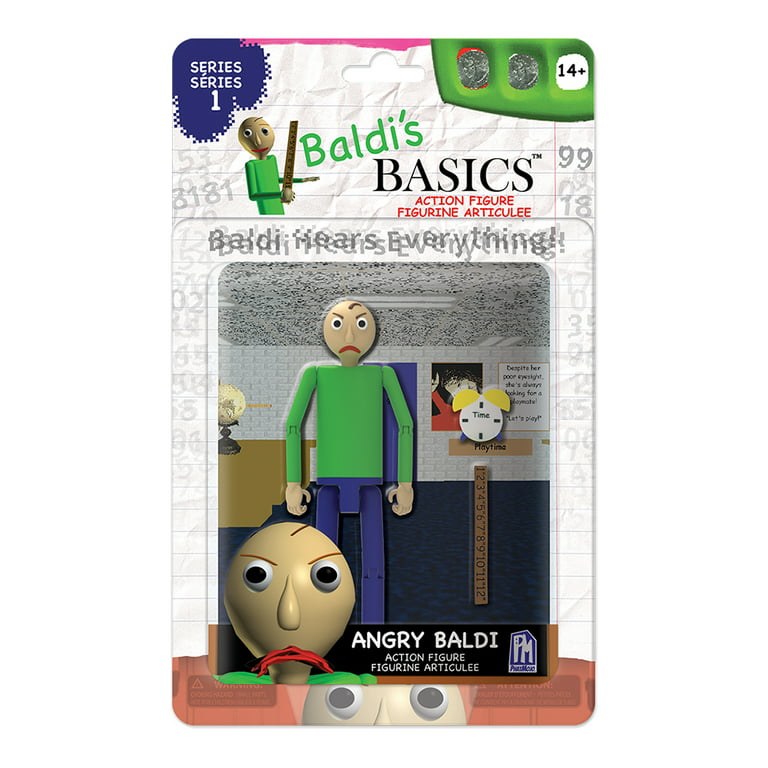 Baldis Basics Series 1 Angry Baldi Action Figure PhatMojo - ToyWiz