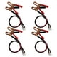 thumbnail image 1 of EeaseMX 4 pares de conectores de cable de alimentación para inversor automotriz, pinza de batería de 50 A, cable de cobre único de 0,25 m de longitud, 1 of 7