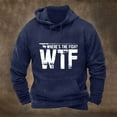 thumbnail image 1 of pstuiky camisa de manga larga para hombre, Sudadera con capucha y bolsillo de manga larga de color liso con estampado para hombre Tops de hombre xl, 1 of 3