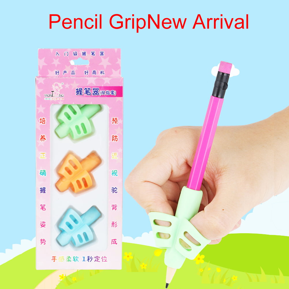 Details about   Kid Baby Pen Pencil Holder Writing Grip Posture Help Learn Device Correct Tool 