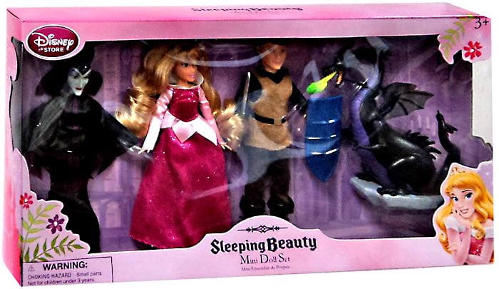 disney store mini princess doll set