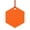 Hexagon, variant on Hirioo Orange Scales for Acrylic Christmas Pendant Hanging Christmas Tree Ornaments, Car, Home, Office Gift Decor-Round Shape