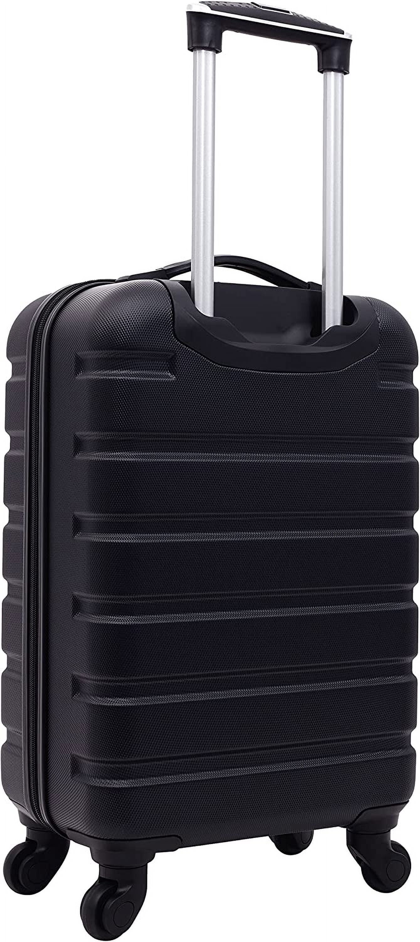 20" Hardside Spinner Carry-On Luggage, Black