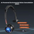 thumbnail image 2 of Auriculares Inalambricos EMAIKER M890BT Monoaurales ENC con Dongle USB y Bluetooth 5.2, 2 of 5