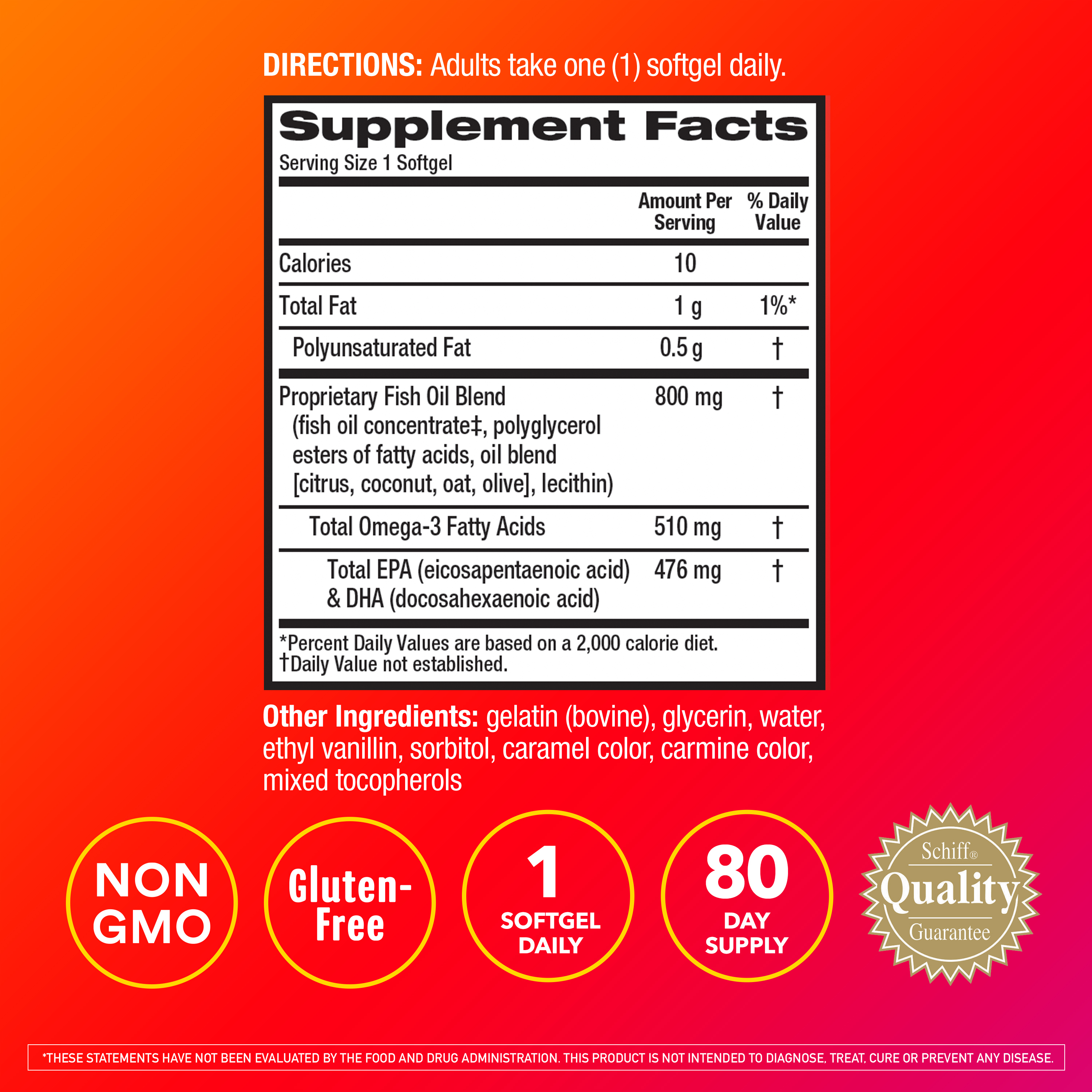 MegaRed Advanced 800mg 6X Absorption Softgels (80 Count In A Box), Omega-3 Fish Oil Supplement - image 3 of 6