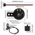 thumbnail image 3 of Universal Motorcycle Turn Signal Light LED Kit with Horn Turn Signal Headlight Horn 3Pin Relay for, 3 of 4