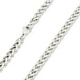 thumbnail image 4 of Invicta Jewelry Men's Polished Spiga Wheat Chain Stainless Steel Necklace (8mm) - 24", 4 of 8