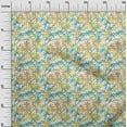 thumbnail image 3 of oneOone Cotton Poplin Twill Lime Green Fabric Abstracts Craft Projects Decor Fabric Printed By The Yard 56 Inch Wide, 3 of 4