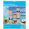 Paper Tiki Totem Pole Centerpiece Decorations, 3-Count
