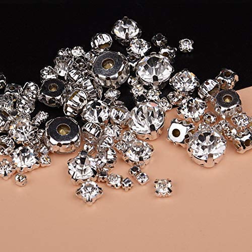 Clear Sew On Rhinestones For Clothes Flat Back Crystal Glass